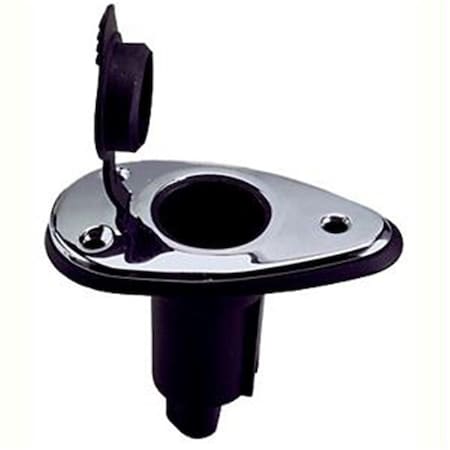 Superjock Threaded Collar Pole Light Mounting Base 2 Pin Chrome Plated SU258349